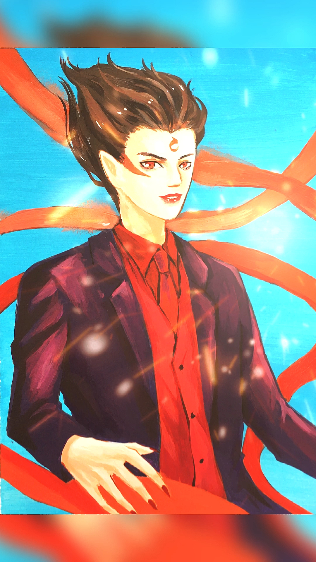 #画画原来如此简单#爸爸画的哪吒VS我画的哪吒