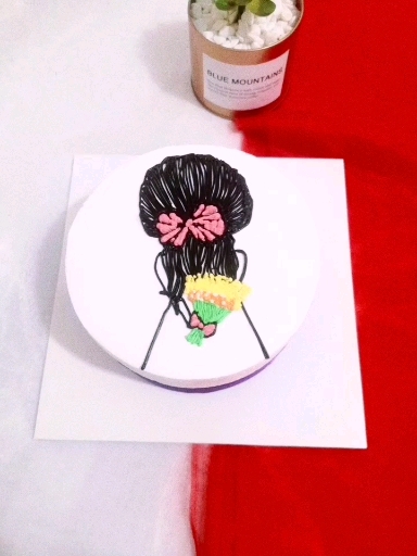 #生日蛋糕#蛋糕作画