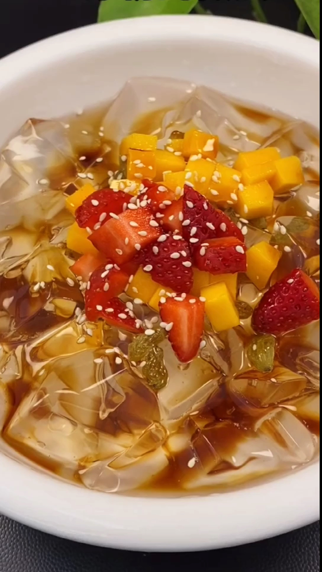 #在家做个拿手菜#水果冰粉的做法