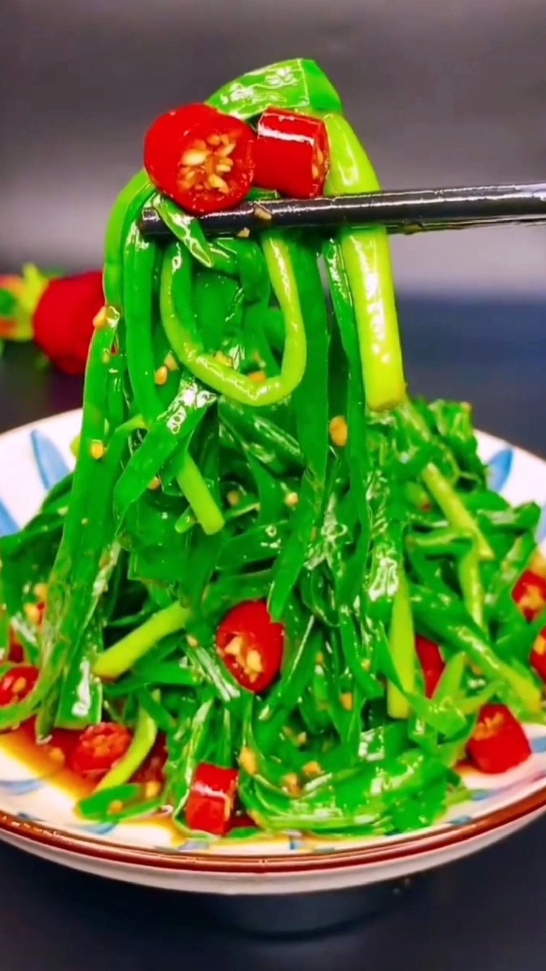 #美食#凉拌韭菜家常做法