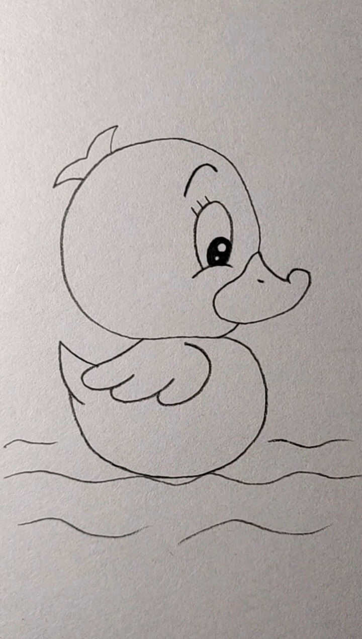 #简笔画#加油鸭