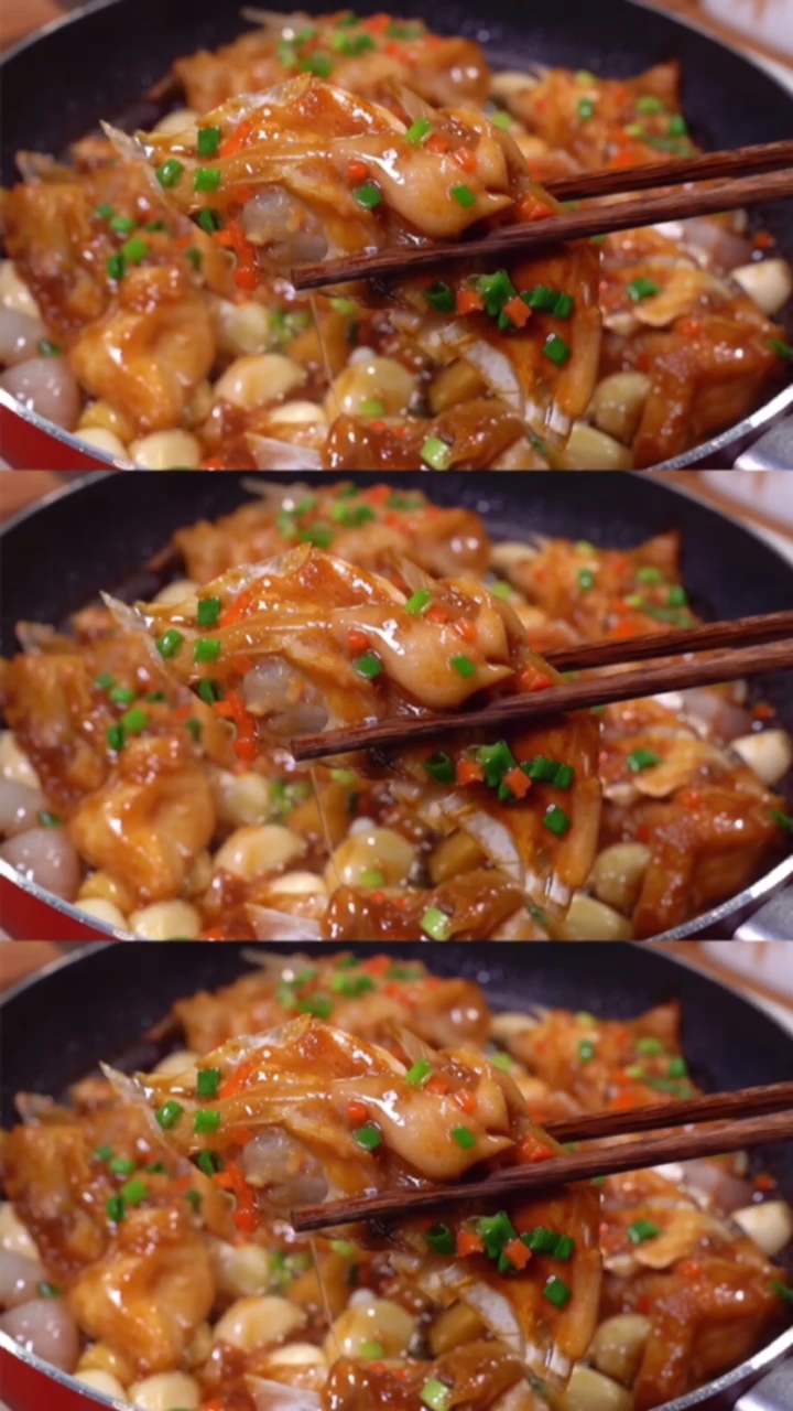 #美食#广东男人最爱吃的啫啫鱼头,一滴水都不用加,好吃到让你无法形容