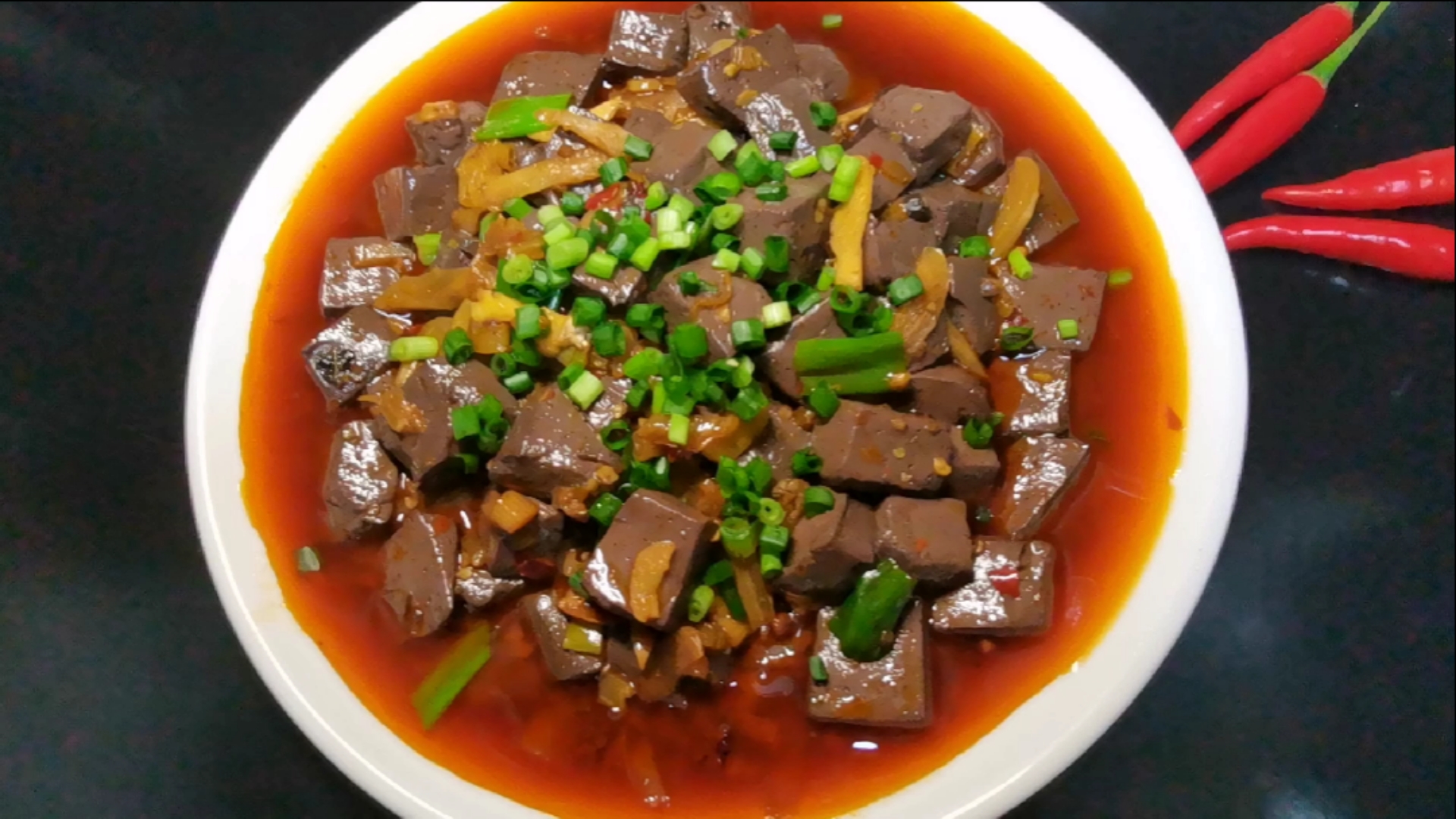 #美食看中国#祖传红烧酸辣血旺,色香味俱全,到我这里一点都没有失传,