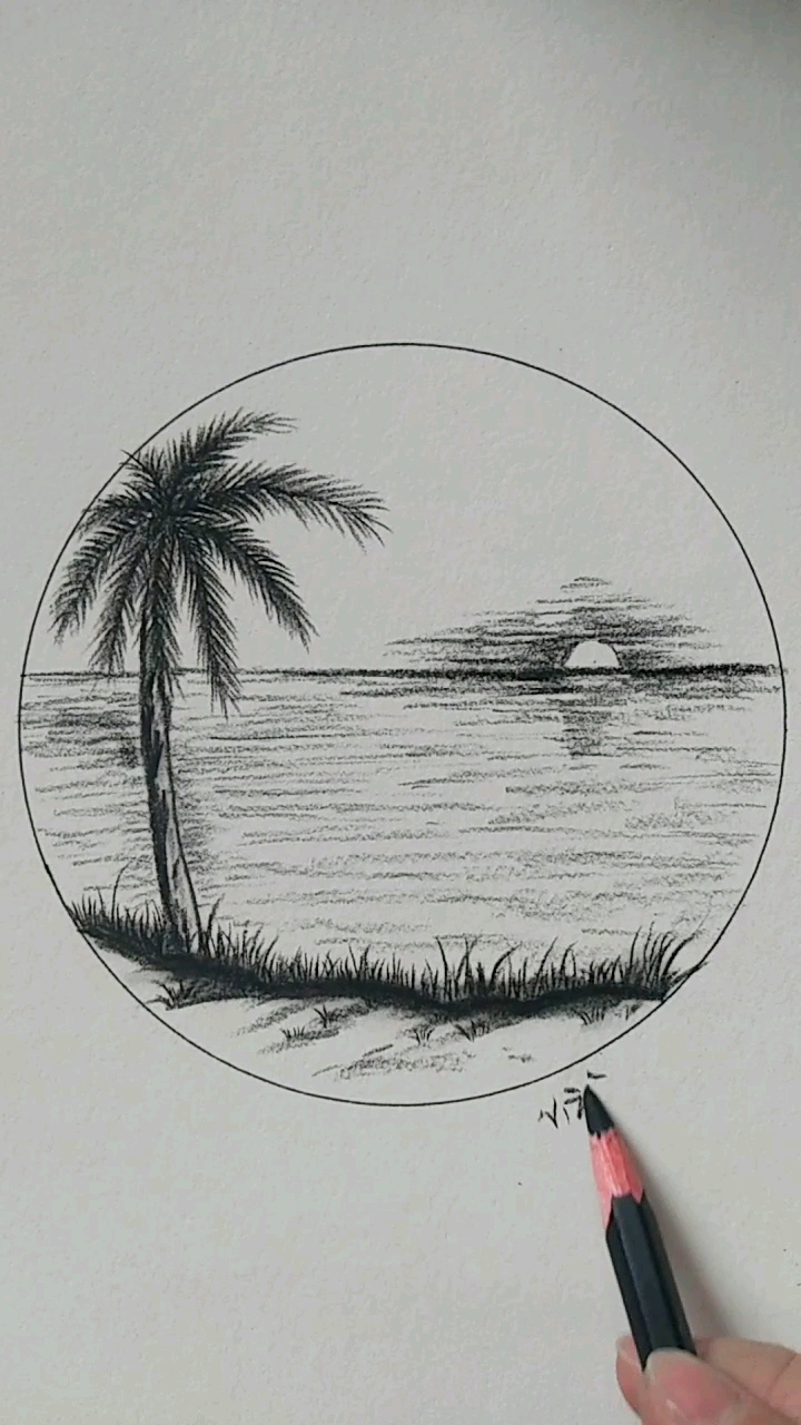 #绘画#黑白简笔画#针管笔绘画