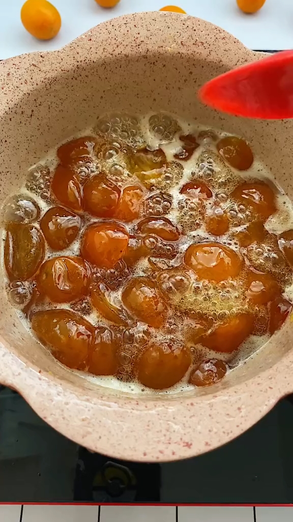 #自制美食#冰糖金桔的做法,你学会了吗?