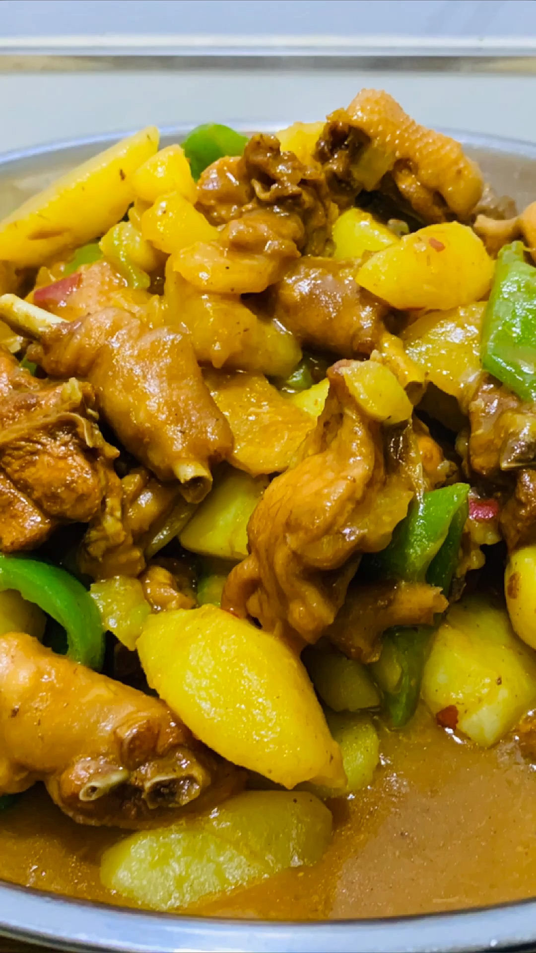 #美食#大盘鸡的家常做法,简单营养又好吃!
