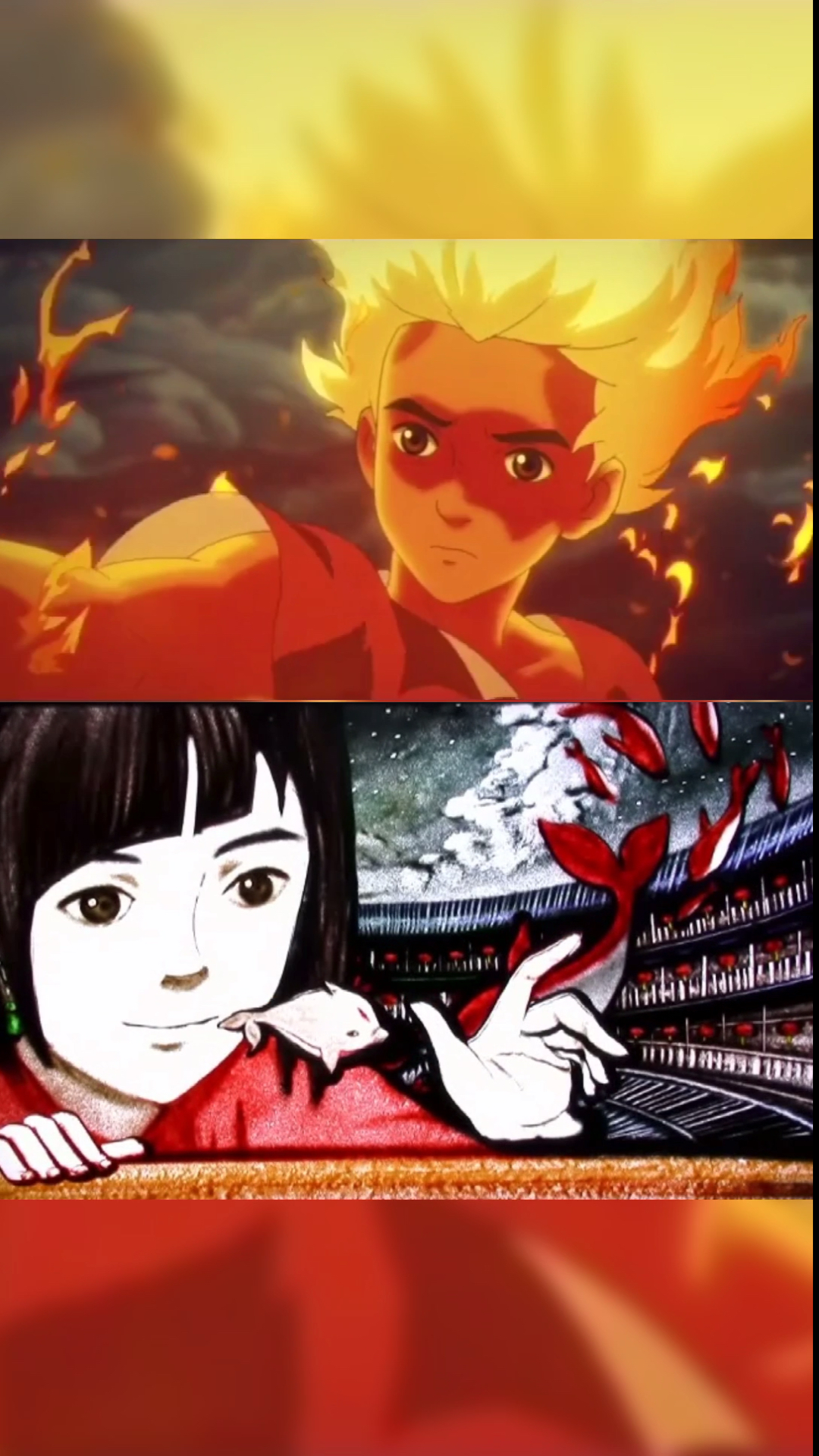 #沙画#椿去湫来,海棠花开,椿还鲲命,谁还湫情。沙画PK动画,你会喜欢哪一个?