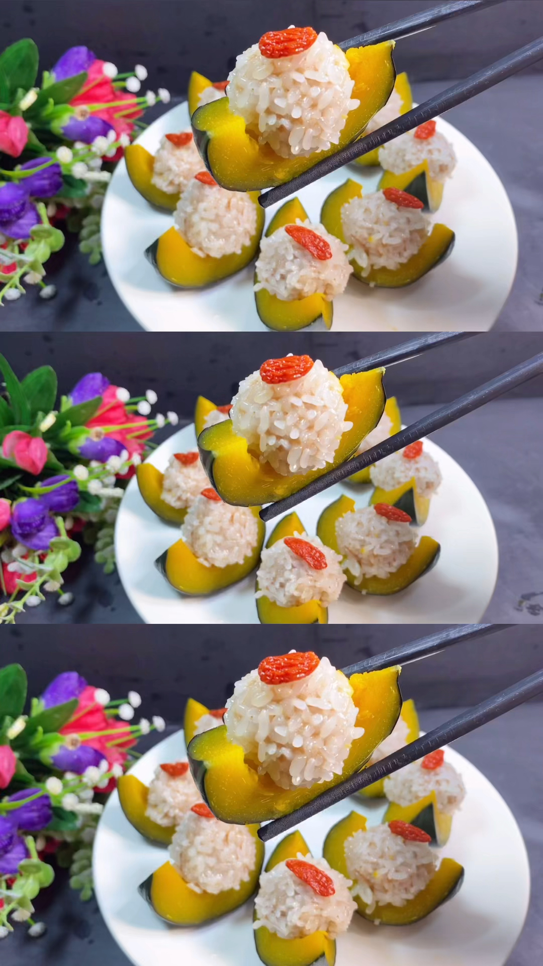 #秀出你的拿手菜#南瓜糯米丸子这样做也太好吃了