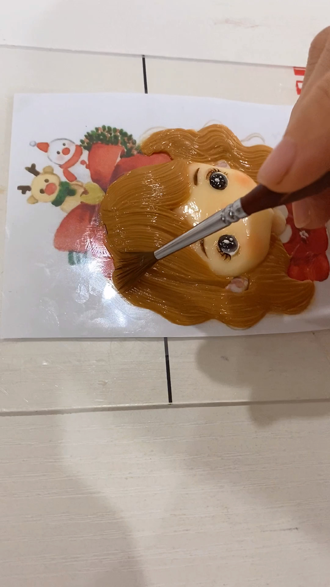 #手绘蛋糕#奶油霜手绘蛋糕