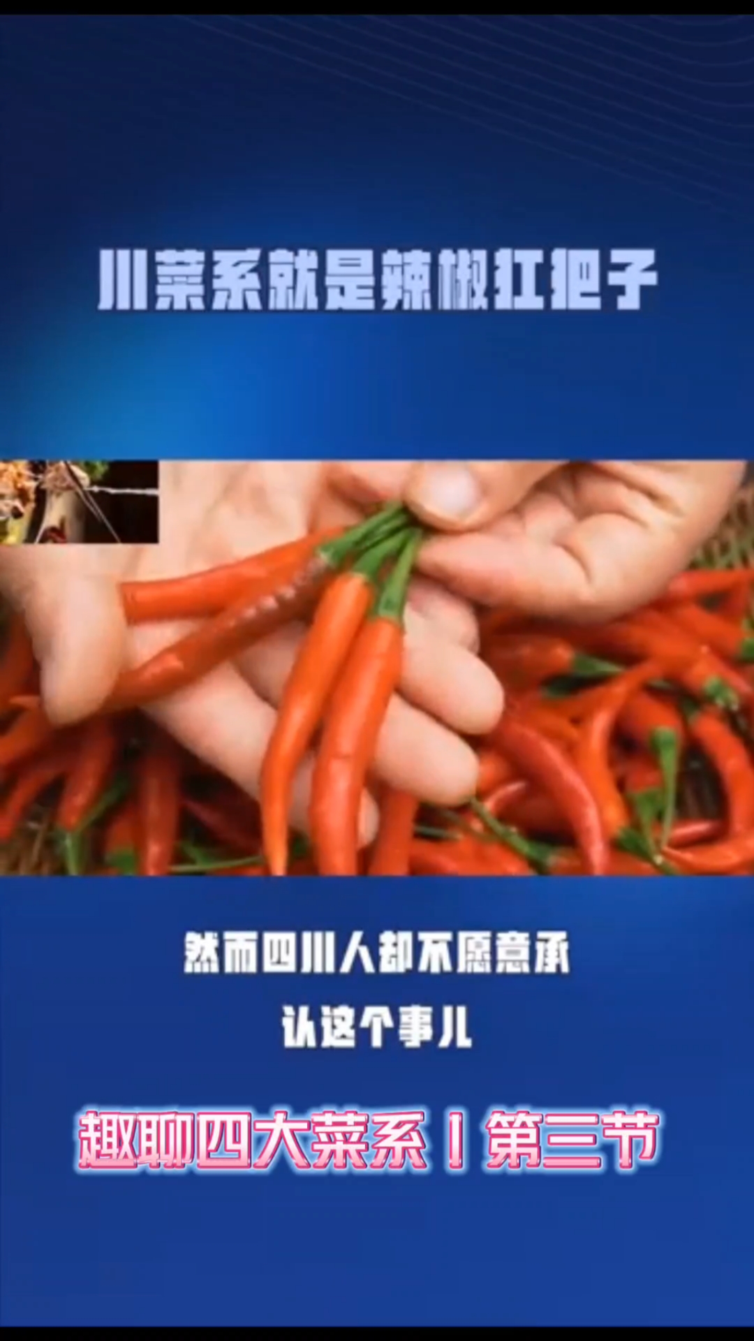 四大菜系,川菜系就是辣椒扛把子