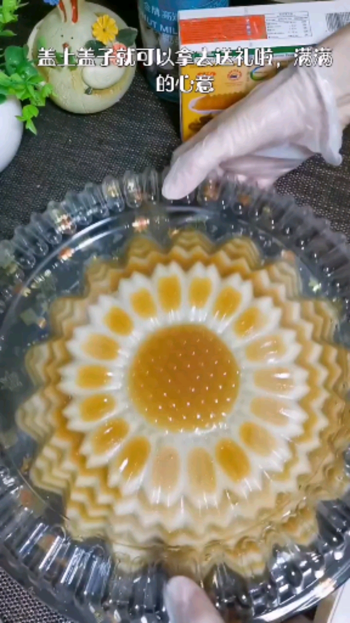 太阳花原味的千层糕