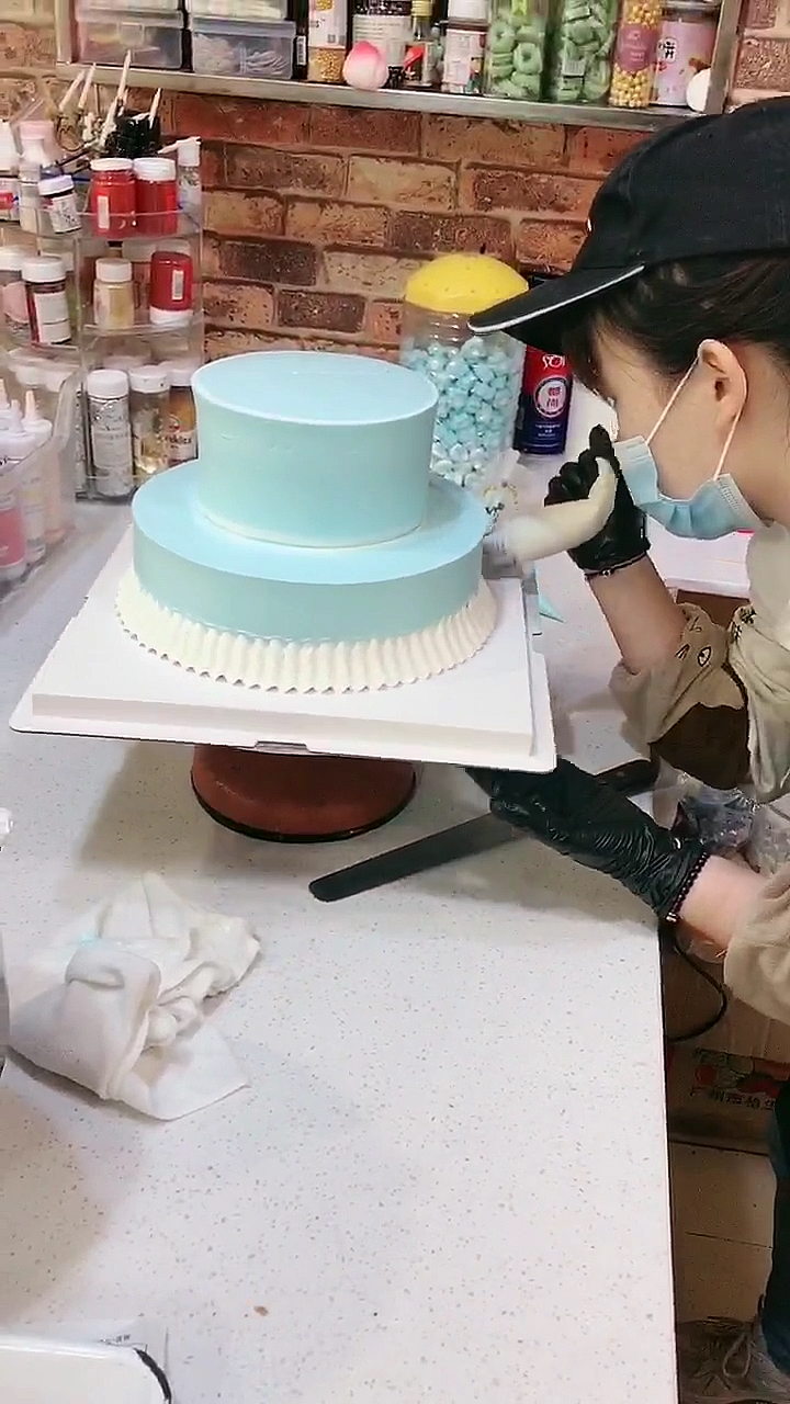 双层kt猫蛋糕教程来啦～喜欢吗
