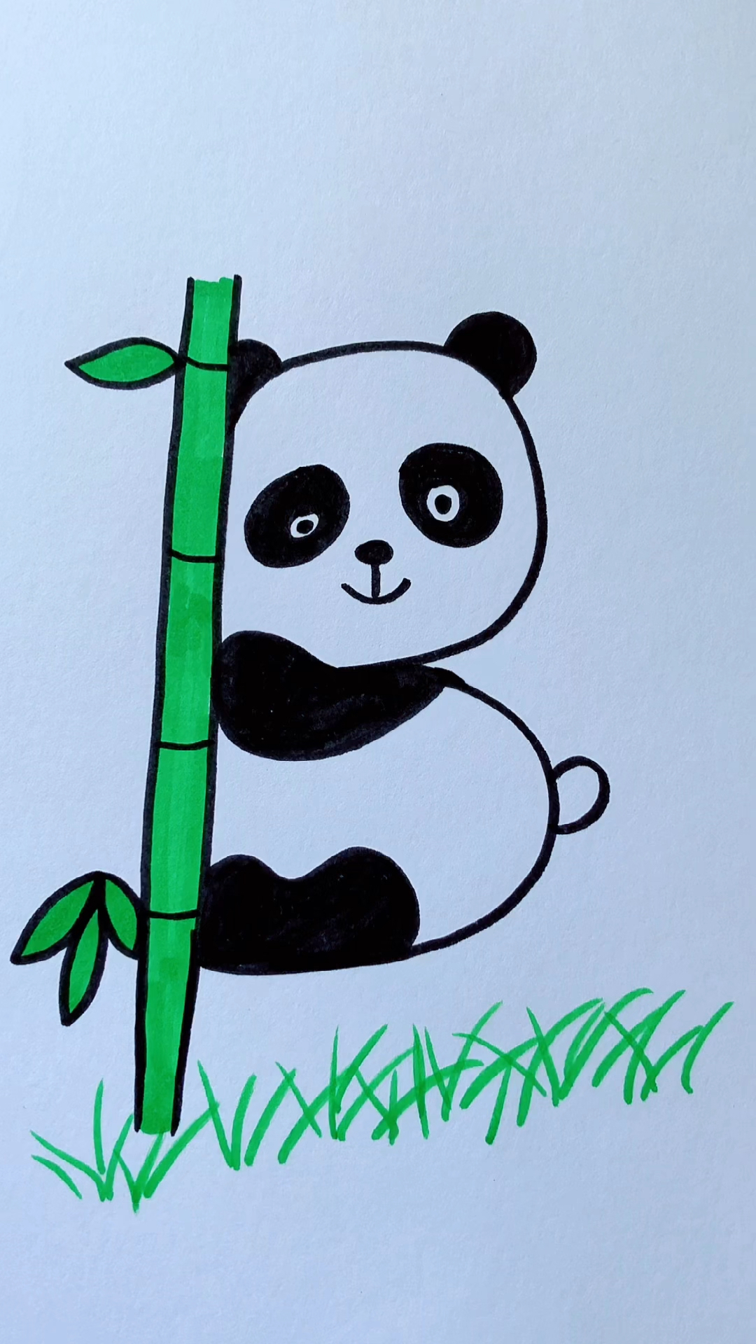 #简笔画#简笔画大熊猫