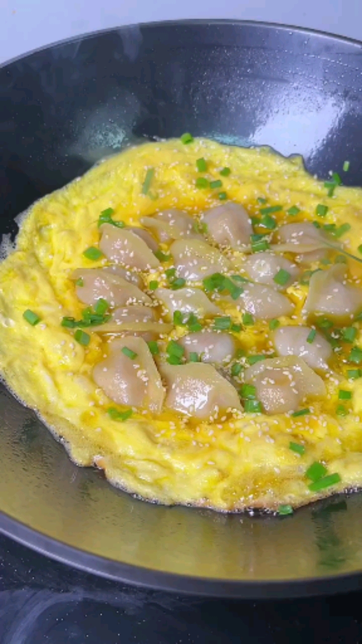 #美食#鸡蛋煎饺有吃过的吗?