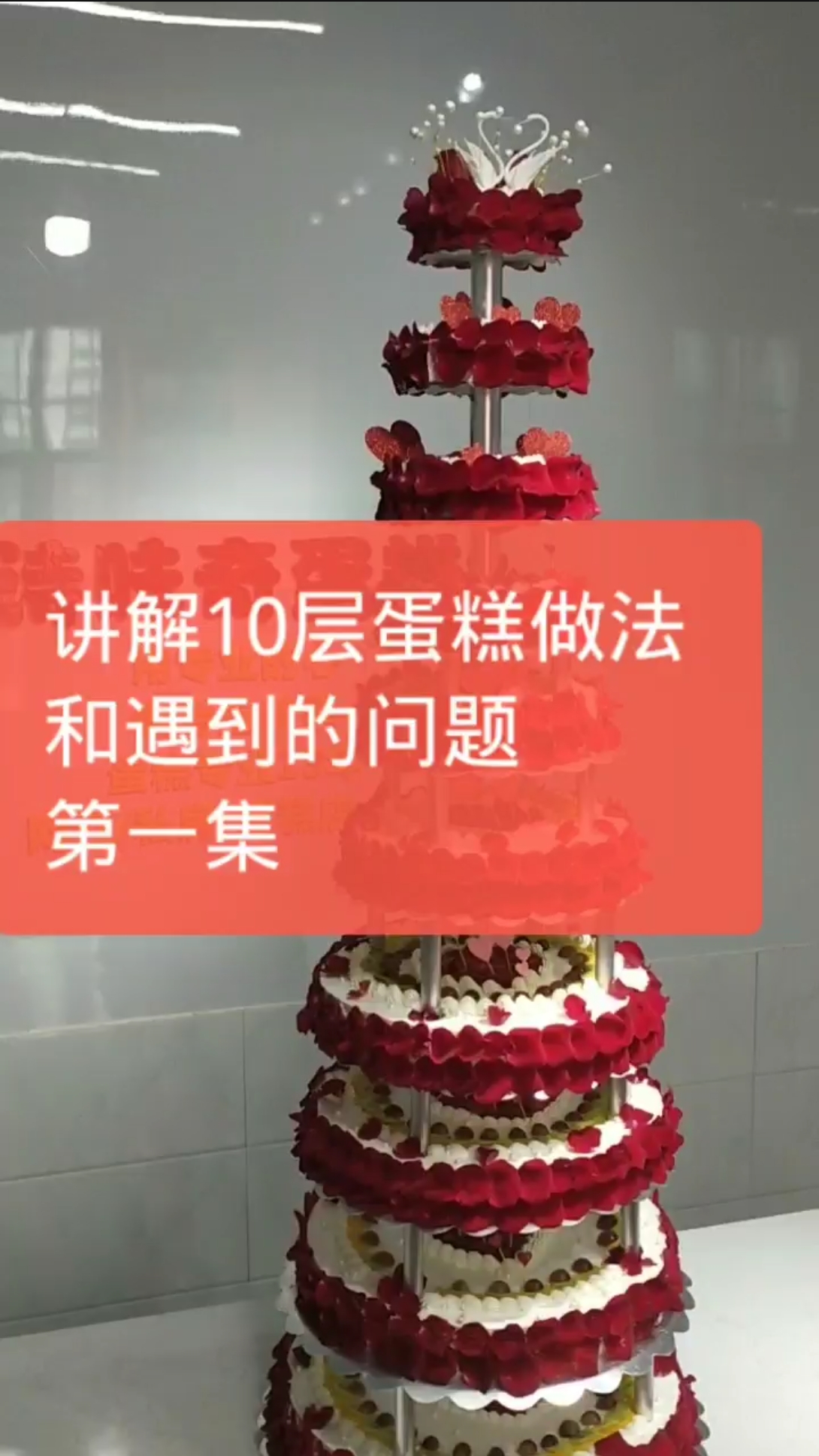 #生日蛋糕#讲解10层蛋糕做法,和遇到的问题解决。