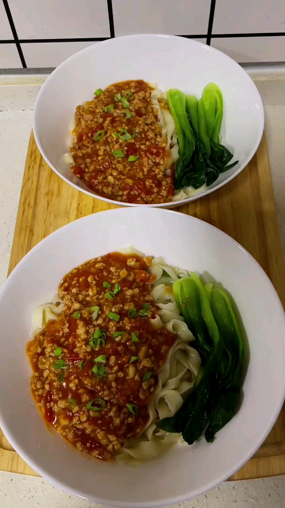 番茄肉酱拌面