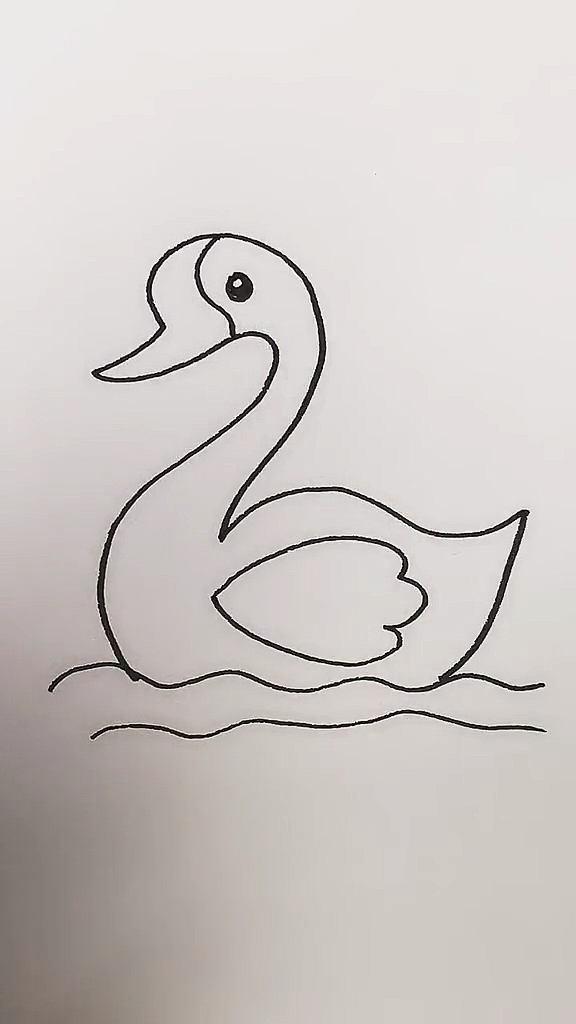 #画画原来如此简单#画鹅简笔画#每日一画#热门