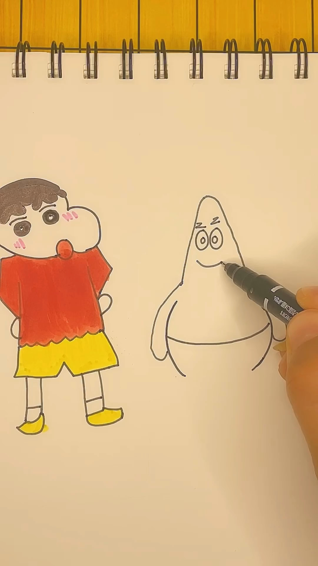 #简笔画#绘画派大星