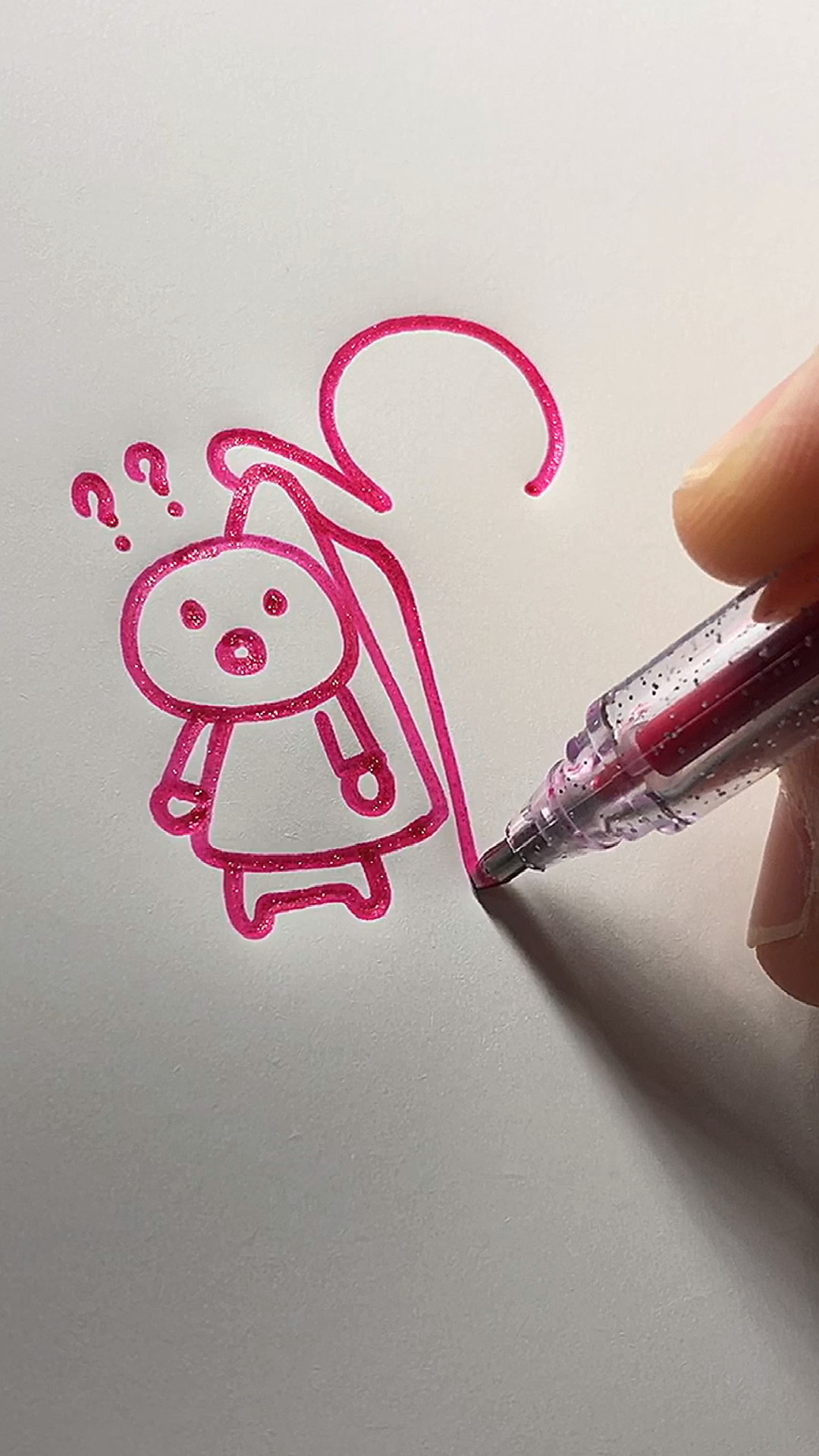 #简笔画#这像不像做坏事被抓的你