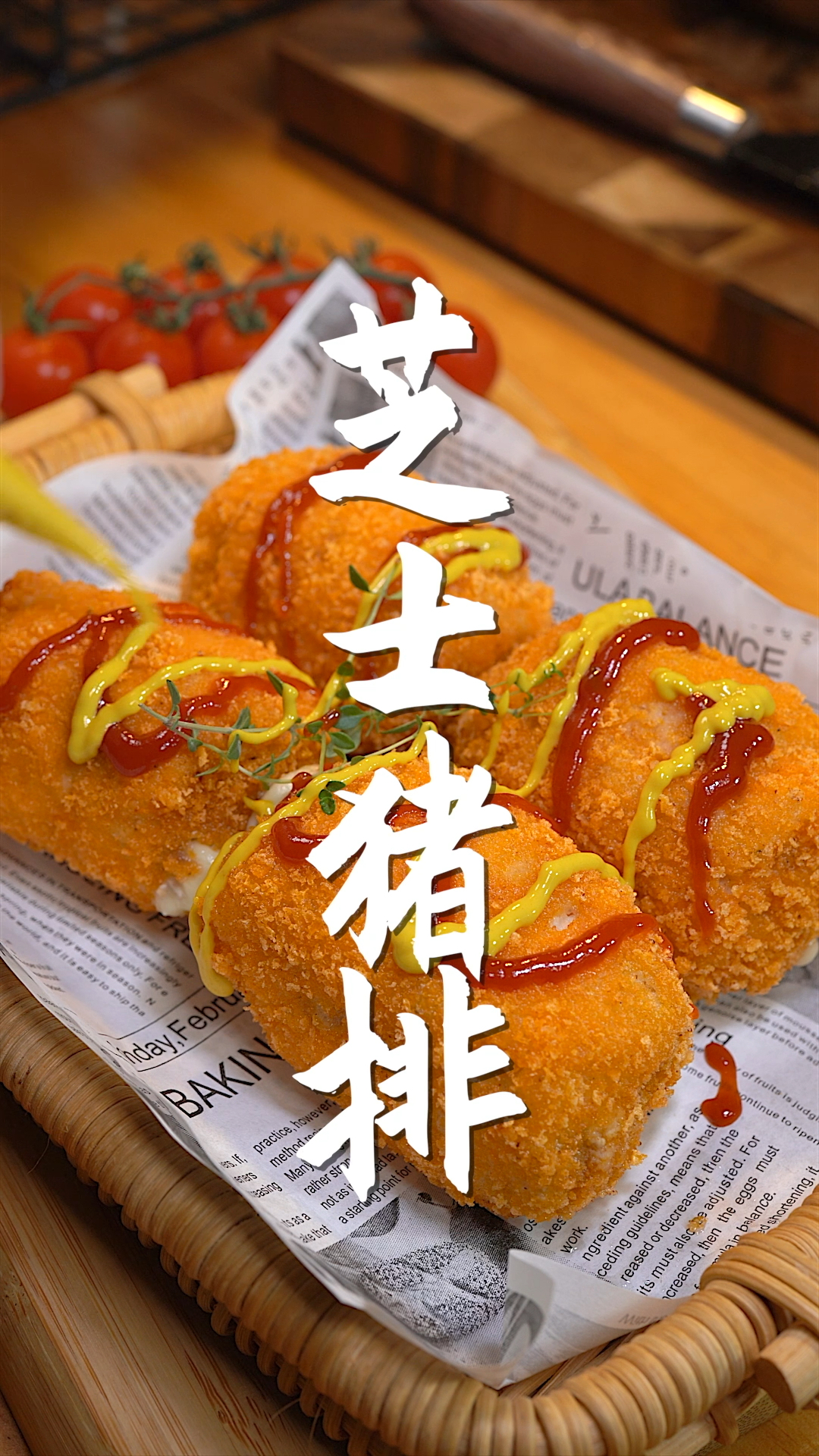 芝士大满足!一口下去酥脆奶昔,快乐不就来了吗?