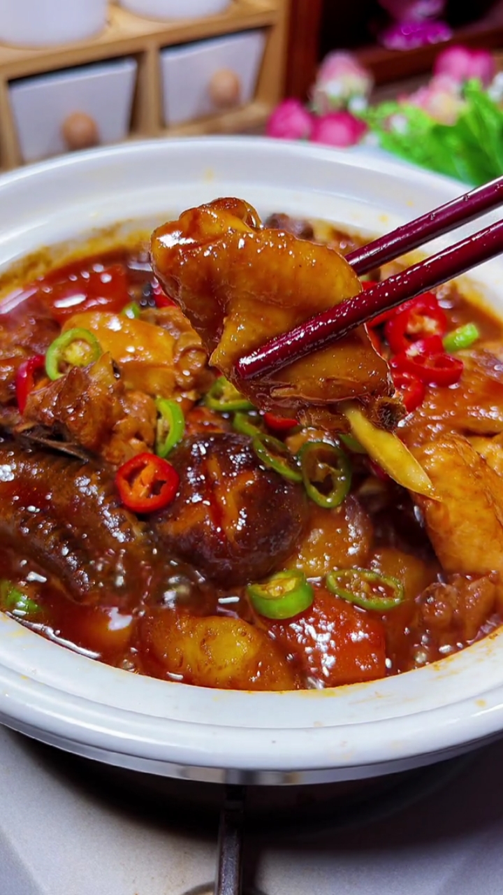 #秀出你的拿手菜#自己在家做黄焖鸡,比外面买的还好吃