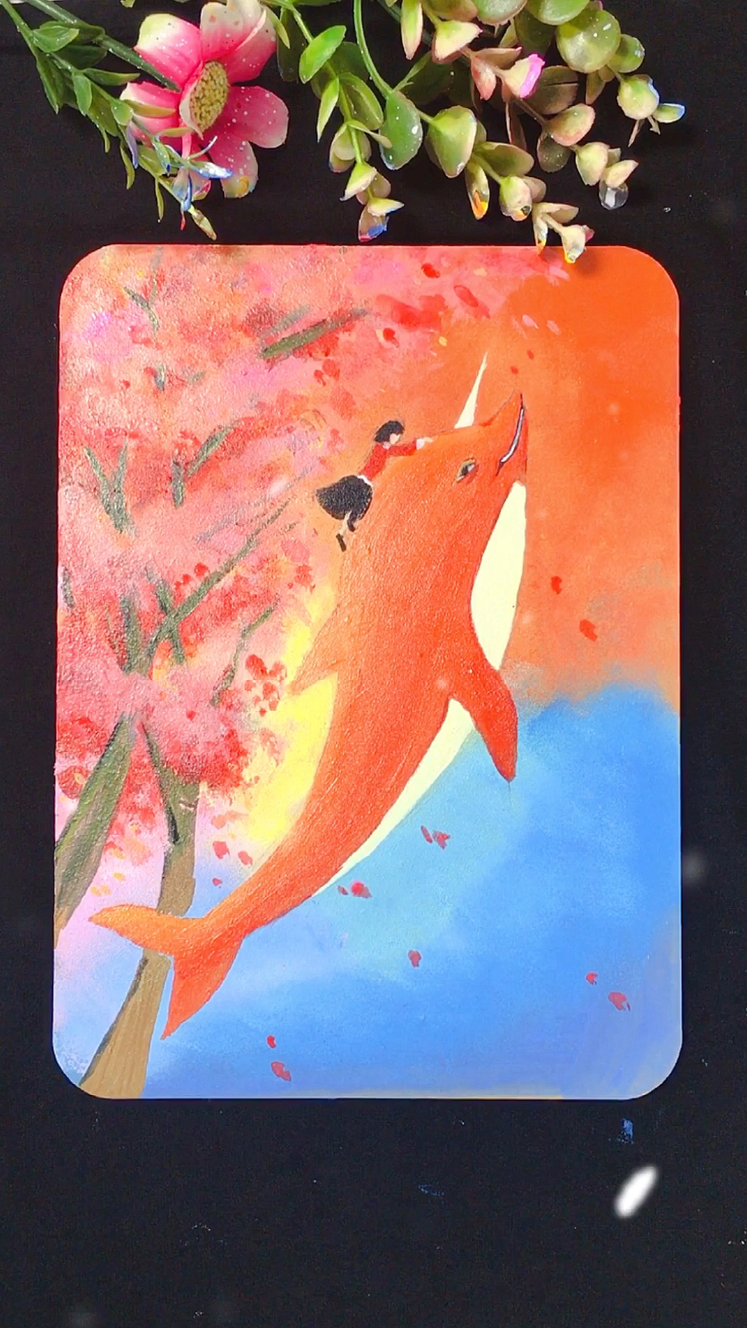#把生活拍成电影#老妈画的大鱼VS我画的大鱼谁的鱼更香