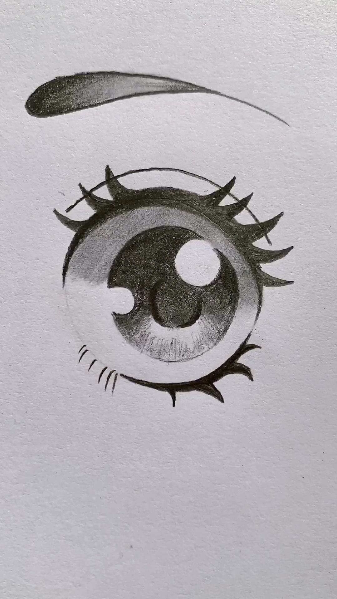 #画画#手绘动漫卡通眼睛画法，手残党福音。