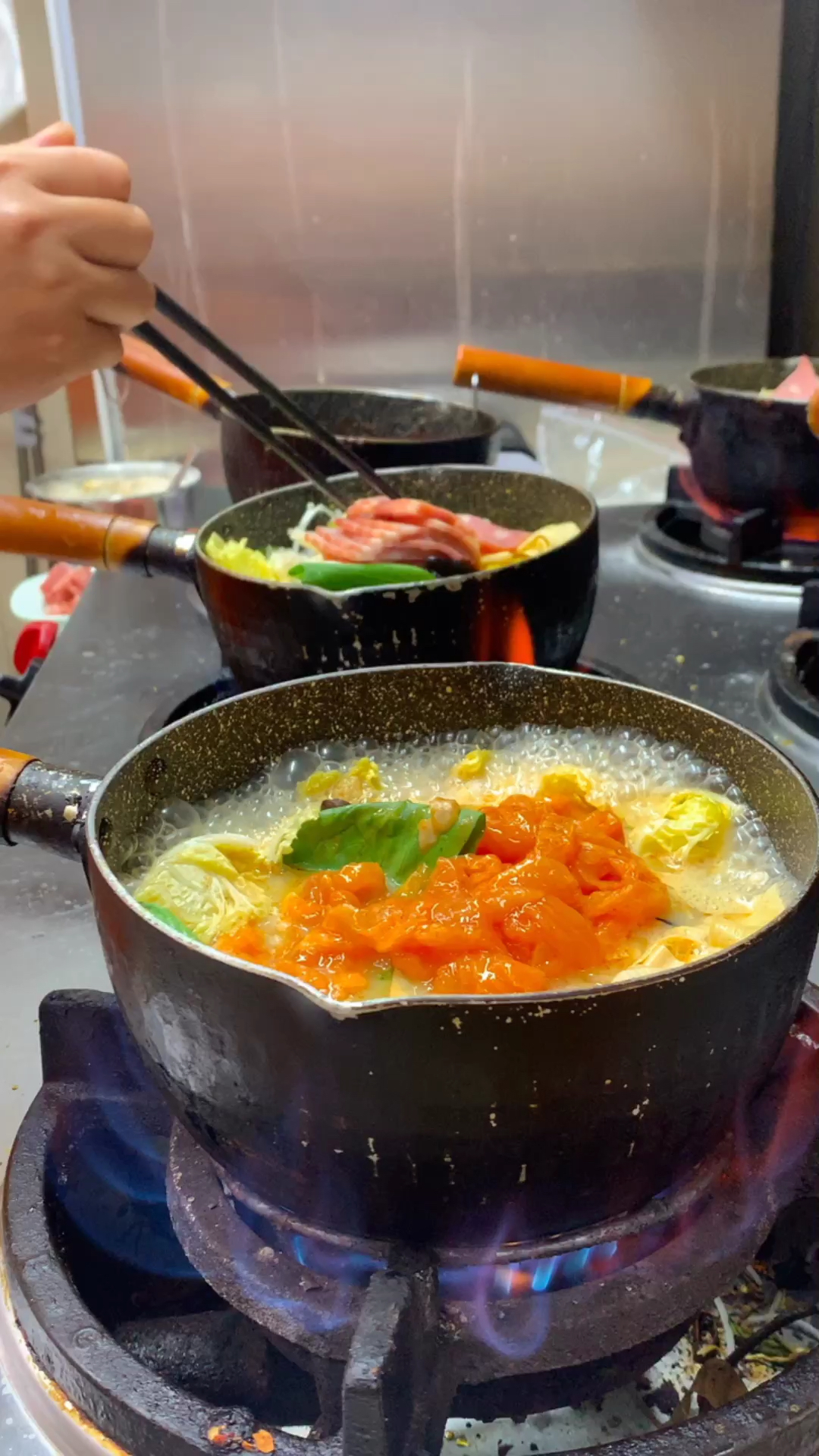 #鸡柳冒菜#培根冒菜#