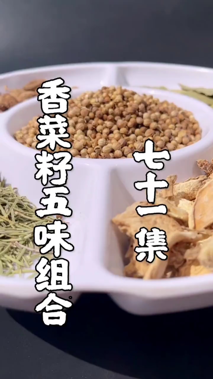 香菜籽在配方中起什么作用?香菜籽的五味组合你了解吗?《辛香料五味组合》第71集
