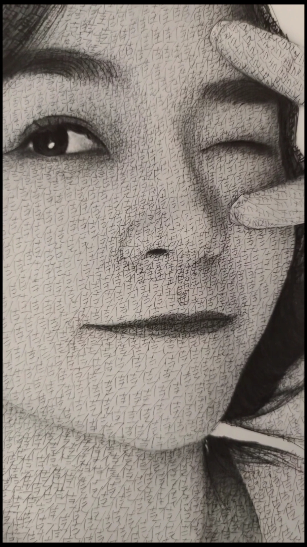 #画画#重庆小伙为追心仪女孩苦练名字画功夫不负有心人成功追到漂亮女票