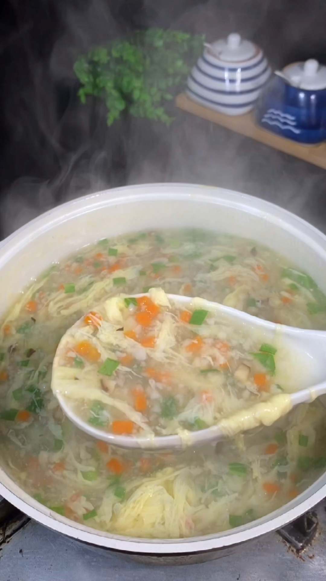 #春日好食光#鲜蔬芙蓉汤