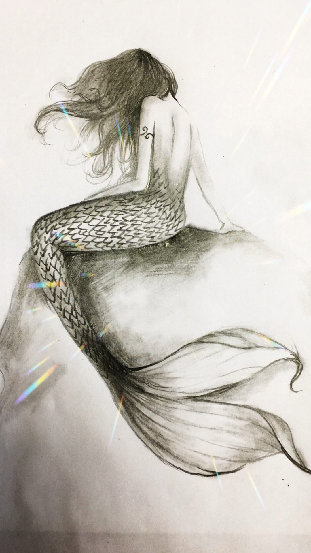 #美人鱼#美人鱼画法，简单易学，你学会了吗？