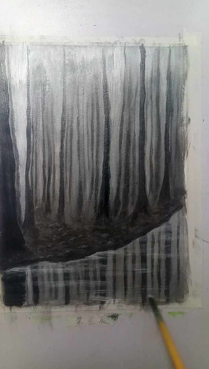 #原创绘画#简单的黑白画,是你要的吗?