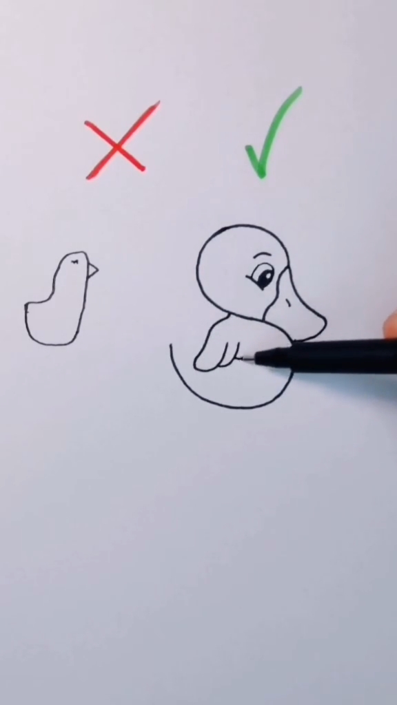 #音为有你#小鸭子这样画真简单
