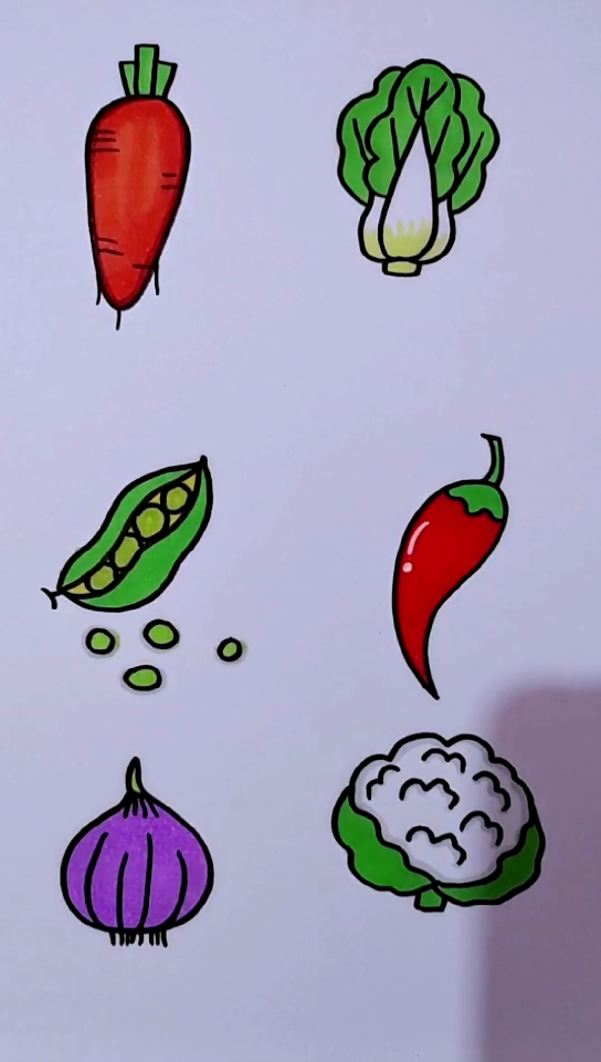 蔬菜简笔画