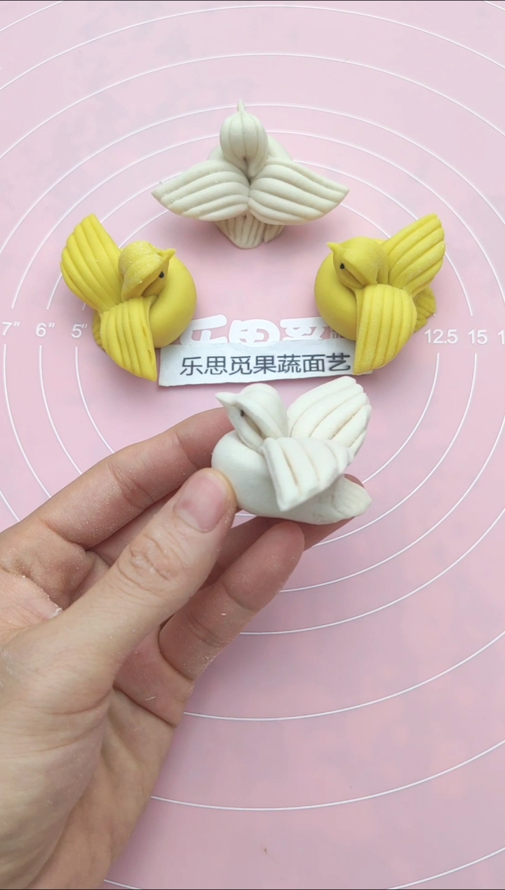 #果蔬卡通包#小斑鸠馒头教程来喽,喜欢的朋友学起来啦