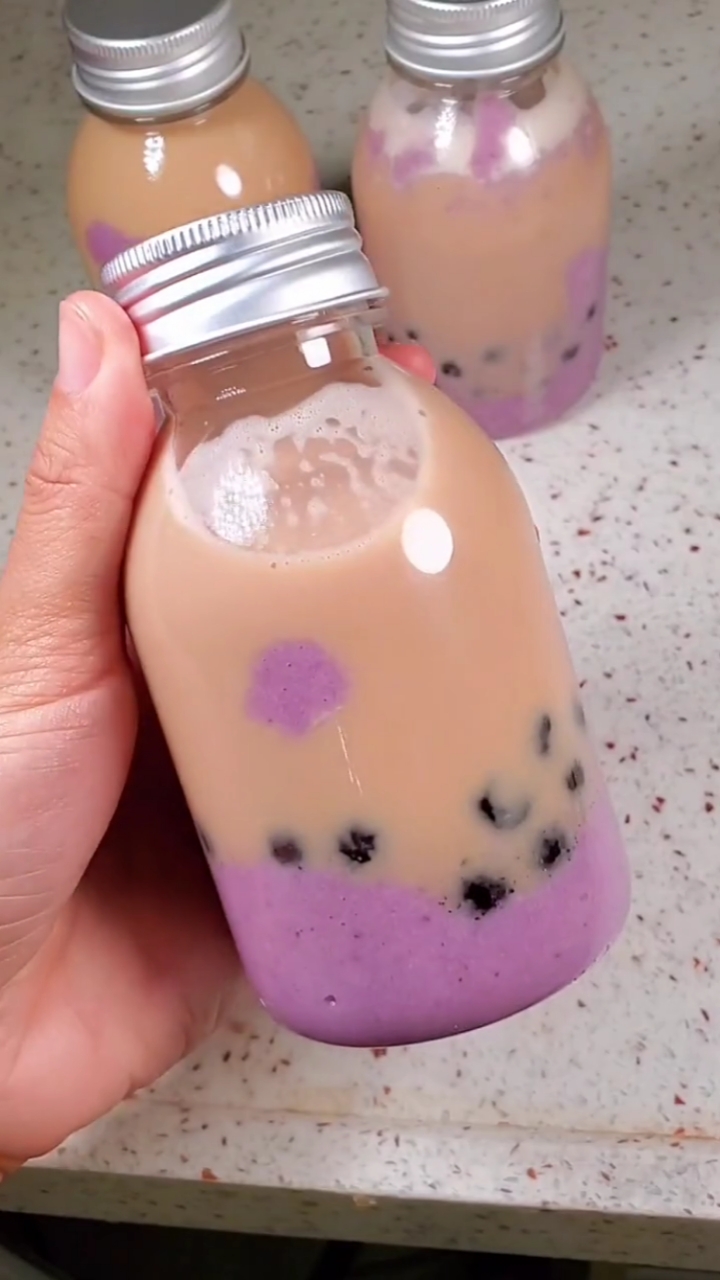 芋泥啵啵奶茶