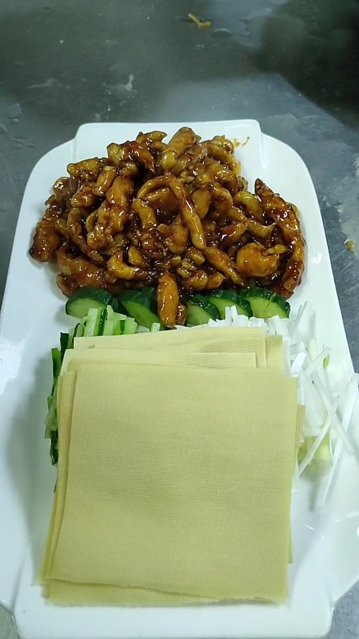 #美食#这样的京酱鸡丝真没吃过