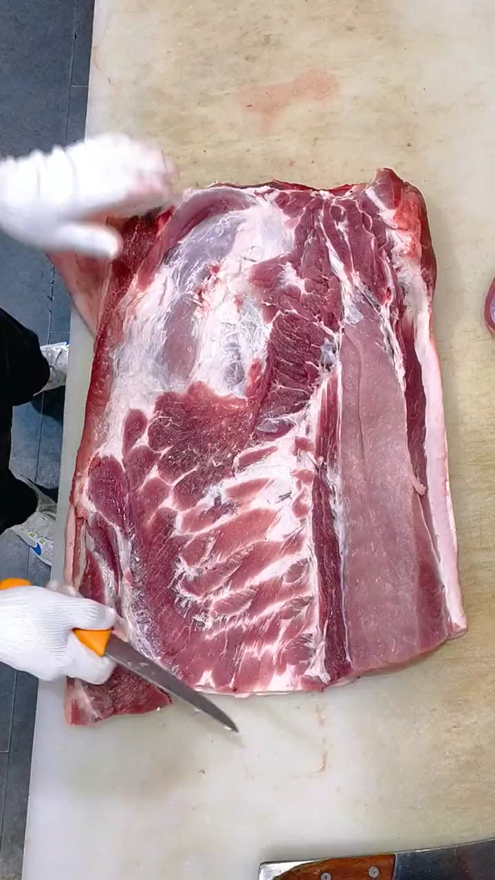 #猪肉#教大家开一个猪前腿肉,这个手法大家看看怎么样?
