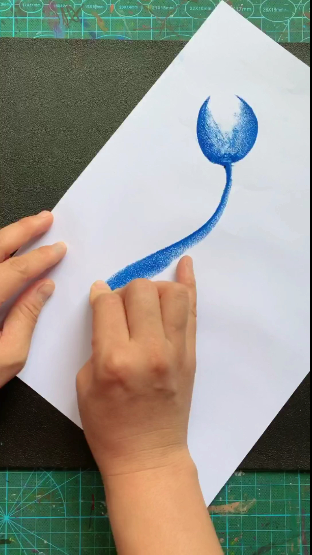 #绘画教程#简单几步画大鲸鱼,学不会算我输。