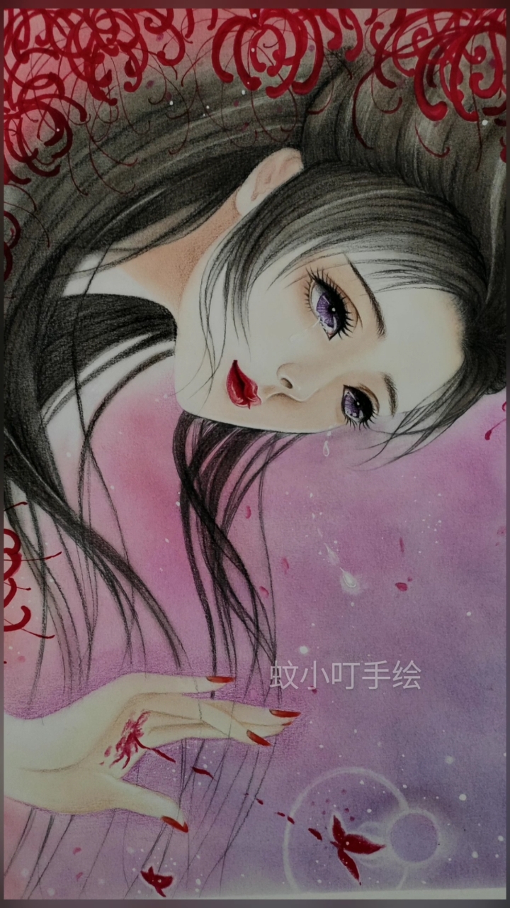 #手绘古风美女#