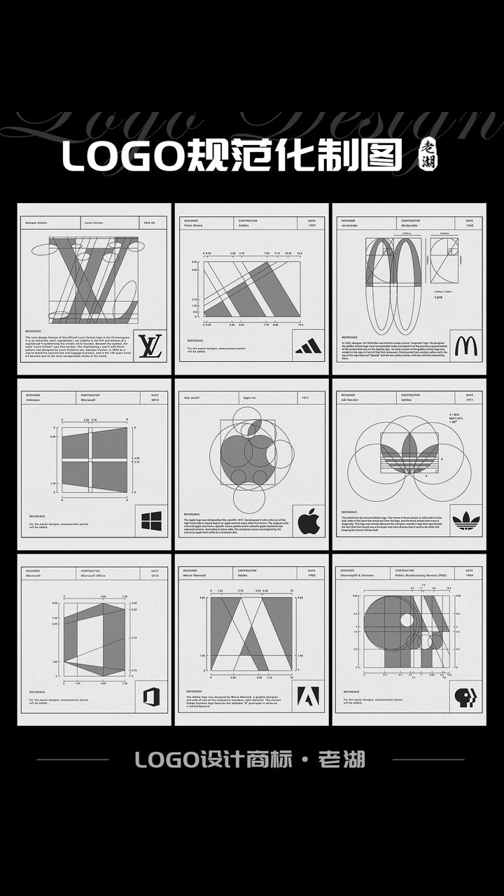 #logo设计#logo设计规范化制图标志商标灵感