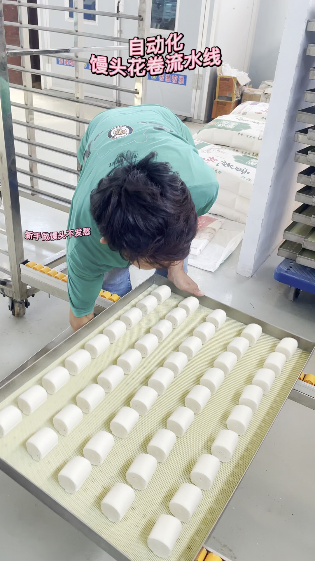 #馒头机流水线#