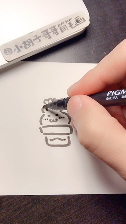 #简笔画#多肉植物简笔画～手帐简笔画～