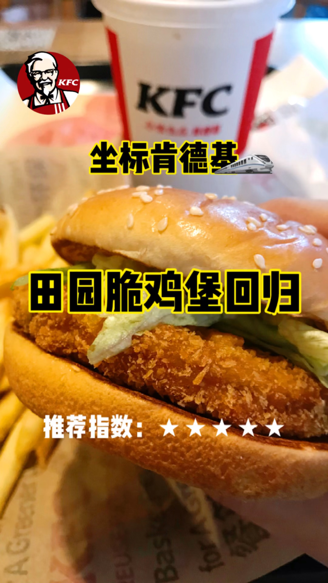 #我的探店日记#你的童年记忆里有田园脆鸡堡吗?