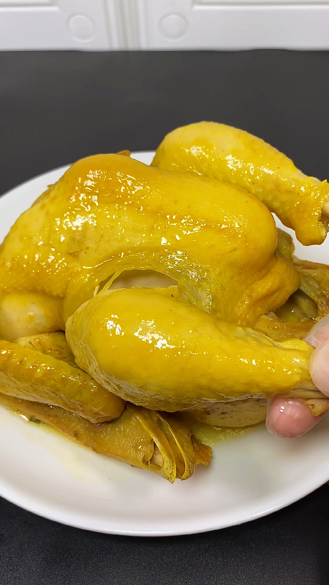 #自制美食#你做的盐焗鸡为什么颜色不好看呢?那是因为你少做了这一步