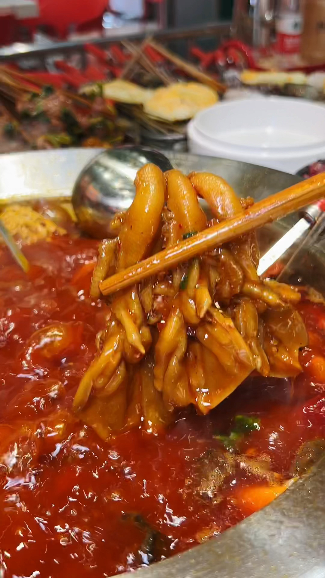 无骨鸭掌串串
