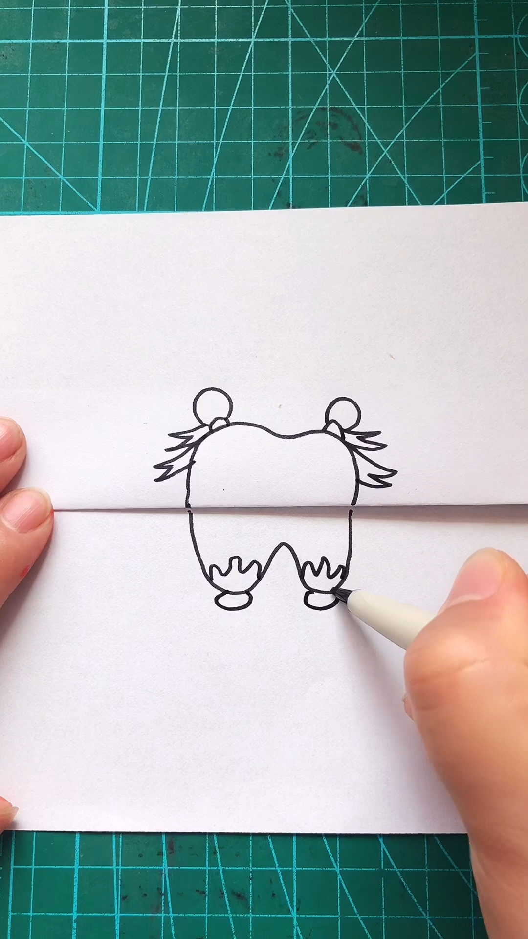 #简笔画#哥哥画的哪吒