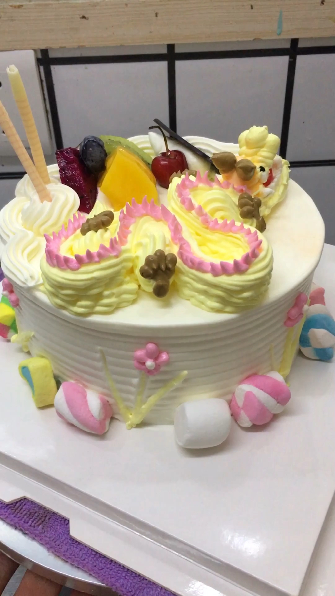 #生日蛋糕#蛋糕生肖龙的制作过程