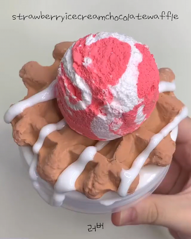 #外网玩泥素材#玩泥素材冰激凌素材不火la…原po不想说已授权点赞关注吱声搬运